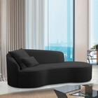 Divã Recamier Curvo Sala De Estar Recepção Inglaterra 200cm L