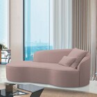 Divã Recamier Curvo Sala De Estar Recepção Inglaterra 200cm L