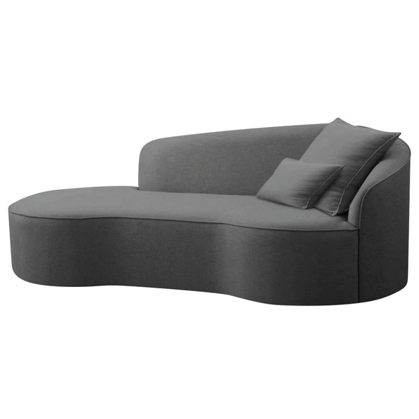 Divã Recamier Curvo Sala De Estar Recepção Inglaterra 200cm L