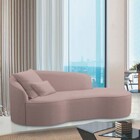 Divã Recamier Curvo Sala De Estar Recepção Inglaterra 200cm L