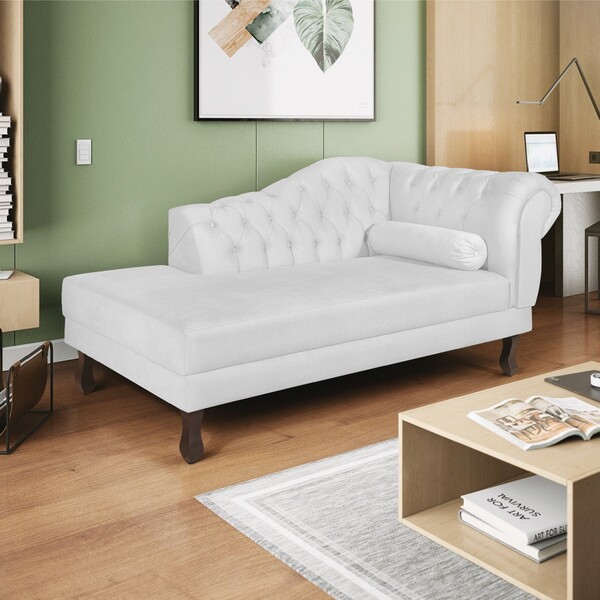 Diva Recamier Diana 130cm Lado Esquerdo Corano - Doce Sonho M