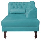 Diva Recamier Diana 140cm Lado Direito Suede - Doce Sonho Móv