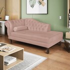 Diva Recamier Diana 140cm Lado Direito Suede - Doce Sonho Móv