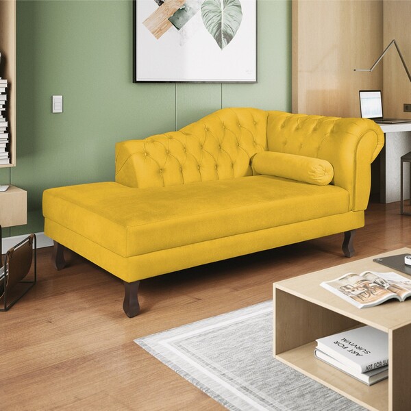 Diva Recamier Diana 140cm Lado Esquerdo Corano - Amarena Móve