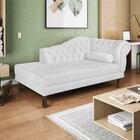 Diva Recamier Diana 140cm Lado Esquerdo Corano - Doce Sonho M