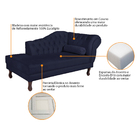 Diva Recamier Diana 140cm Lado Esquerdo Corano - Doce Sonho M