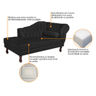 Diva Recamier Diana 140cm Lado Esquerdo Suede - Amarena Móvei