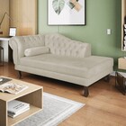 Diva Recamier Diana 160cm Lado Direito Linho - Doce Sonho Móv