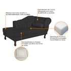 Diva Recamier Diana 160cm Lado Esquerdo Corano - Amarena Móve