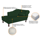 Diva Recamier Diana 160cm Lado Esquerdo Suede - Amarena Móvei