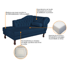 Diva Recamier Diana 160cm Lado Esquerdo Suede - Amarena Móvei