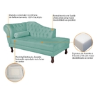 Diva Recamier Diana 185cm Lado Direito Suede - Doce Sonho Móv