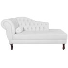 Diva Recamier Dora 130cm Lado Direito Branco
