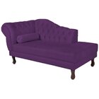 Diva Recamier Dora 130cm Lado Direito Roxo