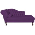 Diva Recamier Dora 130cm Lado Direito Roxo