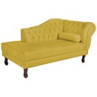 Diva Recamier Dora 130cm Lado Esquerdo Amarelo