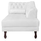 Diva Recamier Dora 140cm Lado Direito Branco