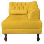 Diva Recamier Dora 140cm Lado Direito Corano Amarelo