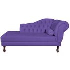 Diva Recamier Dora 140cm Lado Esquerdo Corano Roxo
