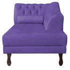 Diva Recamier Dora 160cm Lado Direito Corano Roxo