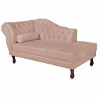 Diva Recamier Dora 160cm Lado Direito Suede Rosê