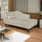 Diva Recamier Dora 185cm Lado Direito Bege