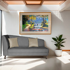 Divã Recamier Heitor 140cm Com Almofada Lado Direito Suede -