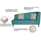 Divã Recamier Heitor 140cm Com Almofada Lado Esquerdo Suede -