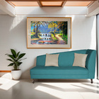 Divã Recamier Heitor 140cm Com Almofada Lado Esquerdo Suede -