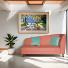 Divã Recamier Heitor 140cm Com Almofada Lado Esquerdo Suede -