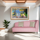 Divã Recamier Heitor 160cm Com Almofada Lado Esquerdo Suede -