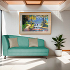 Divã Recamier Heitor 185cm Com Almofada Lado Direito Suede -