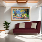 Divã Recamier Heitor 185cm Com Almofada Lado Esquerdo Suede -