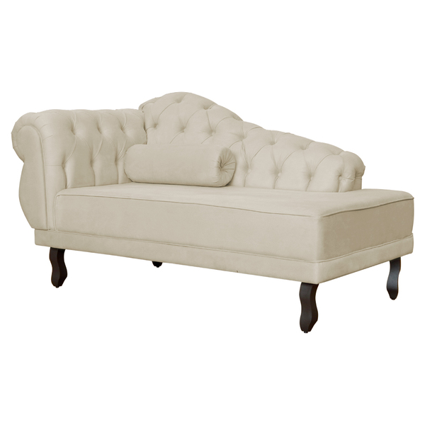 Divã Recamier Larissa Lado Direito 150cm Suede - Ds Estofados