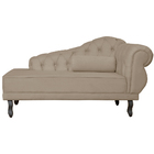 Divã Recamier Larissa Suede Lado Esquerdo - Ds Estofados - Ca