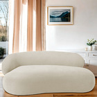 Divã Recamier Luxo Decorativo Canadá 150cm Lado Direito Boucl