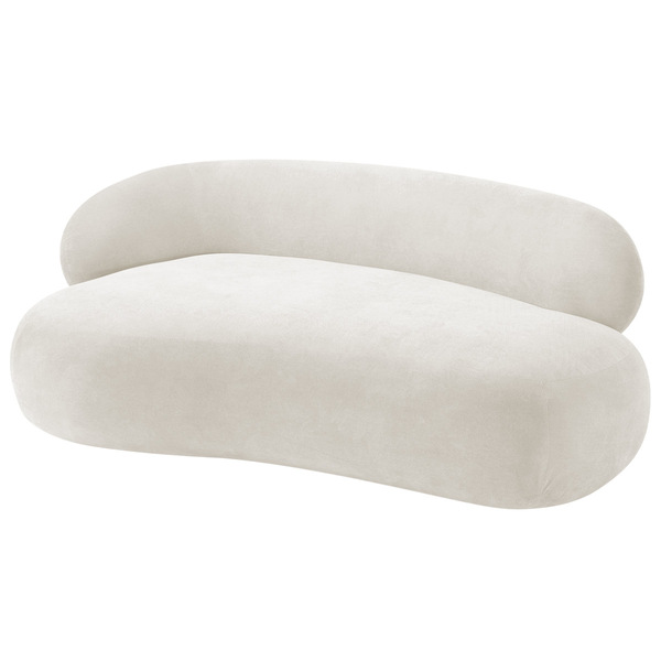 Divã Recamier Luxo Decorativo Canadá 150cm Lado Direito Boucl