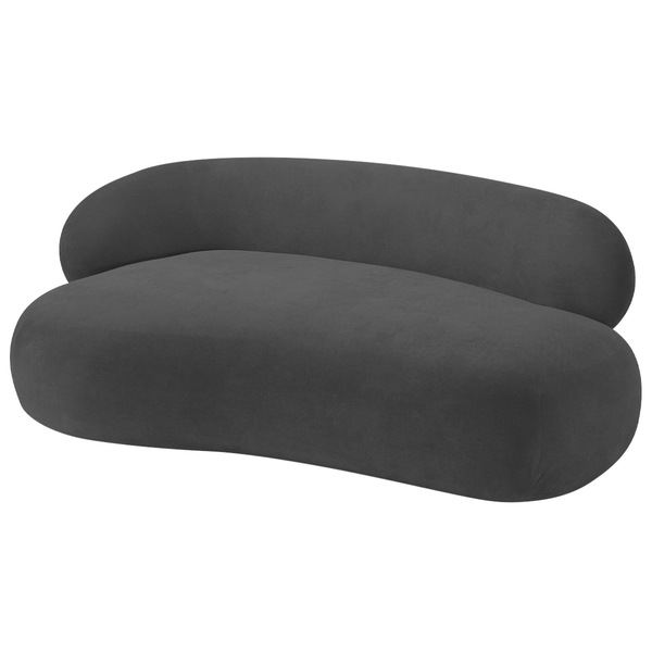 Divã Recamier Luxo Decorativo Canadá 150cm Lado Direito Linho