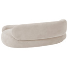 Divã Recamier Luxo Decorativo Canadá 150cm Lado Direito Linho