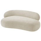 Divã Recamier Luxo Decorativo Canadá 180cm Lado Direito Boucl