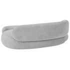 Divã Recamier Luxo Decorativo Canadá 180cm Lado Direito Linho