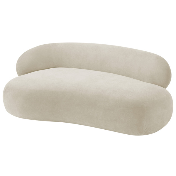 Divã Recamier Luxo Decorativo Canadá 200cm Lado Direito Boucl