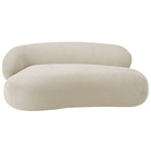 Divã Recamier Luxo Decorativo Canadá 200cm Lado Direito Boucl