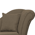 Divã Recamier Namoradeira Olívia Lado Esquerdo Linho Cores -