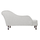 Divã Recamier Namoradeira Olívia Lado Esquerdo Linho Cores -