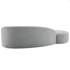 Divã Recamier Orgânico França 160cm Lado Esquerdo Bouclé - Do