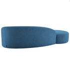 Divã Recamier Orgânico França 160cm Lado Esquerdo Linho - Ama