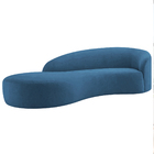 Divã Recamier Orgânico França 160cm Lado Esquerdo Linho - Ama