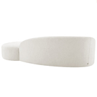 Divã Recamier Orgânico França 180cm Lado Direito Bouclé - Doc