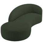 Divã Recamier Orgânico França 180cm Lado Esquerdo Linho - Ama